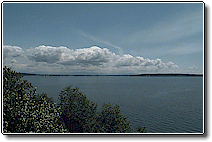 White Rock BC - Semiahmoo Bay viewed from the Ocean Park area of South Surrey
