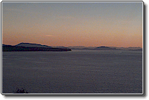 White Rock BC - Semiahmoo Bay at Sunset